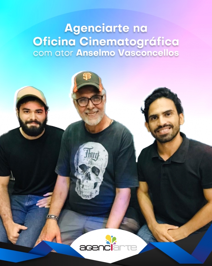 Marcamos presença na Oficina Cinematográfica do Ator Anselmo Vasconcellos